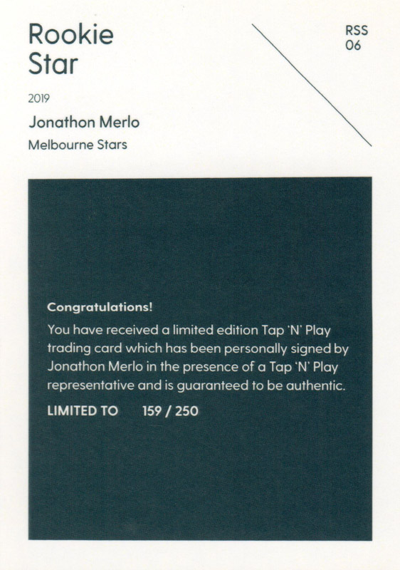 Jonathon Merlo back