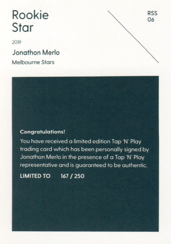 Jonathon Merlo back