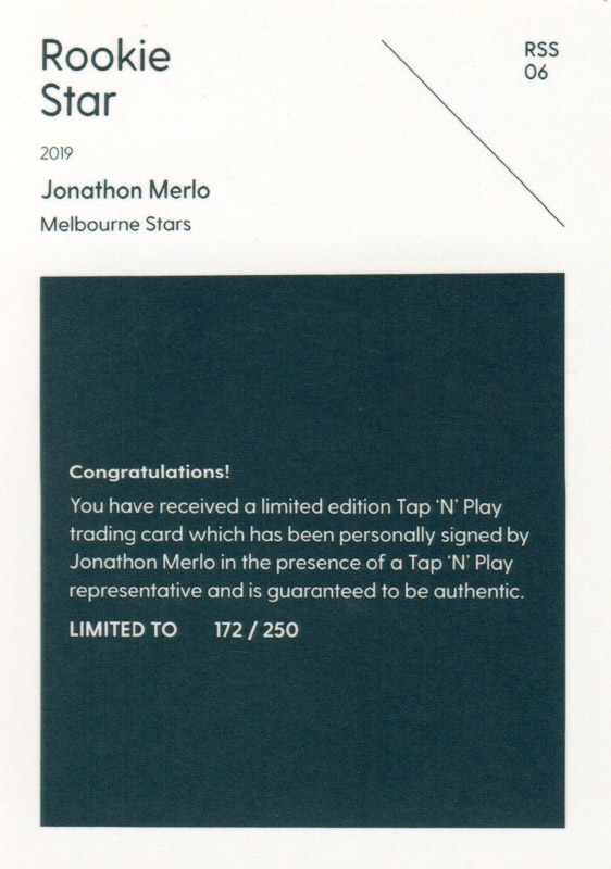 Jonathon Merlo back