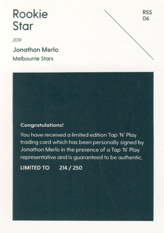 Jonathon Merlo back