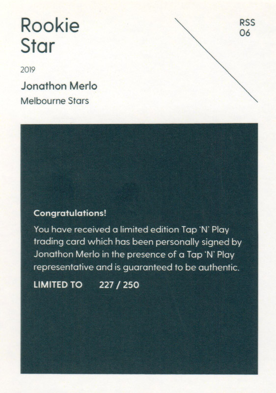 Jonathon Merlo back