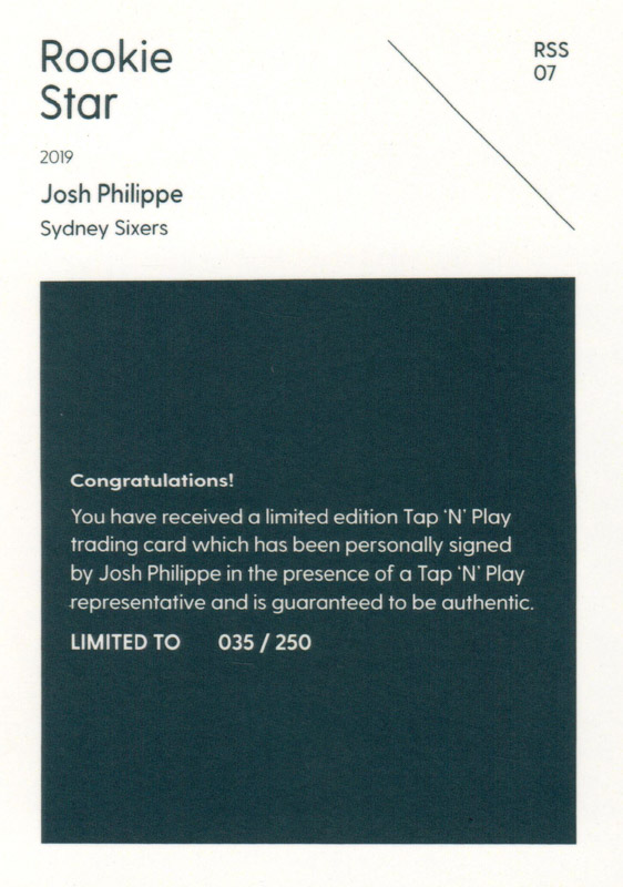 Josh Philippe back