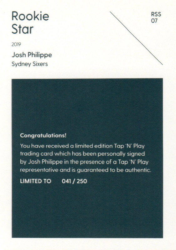 Josh Philippe back