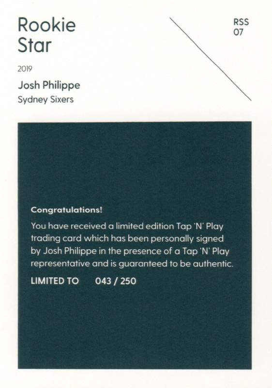 Josh Philippe back