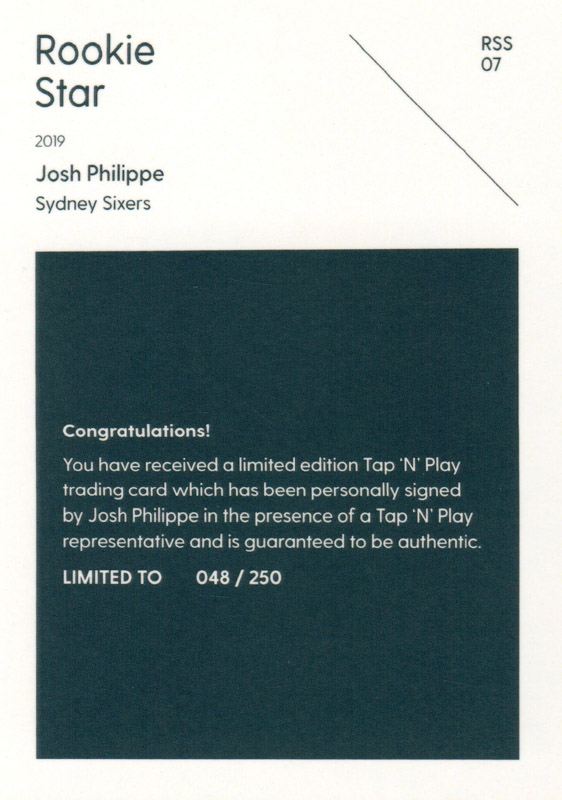 Josh Philippe back