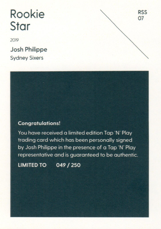 Josh Philippe back