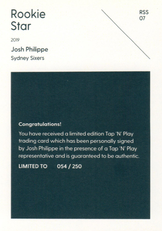 Josh Philippe back