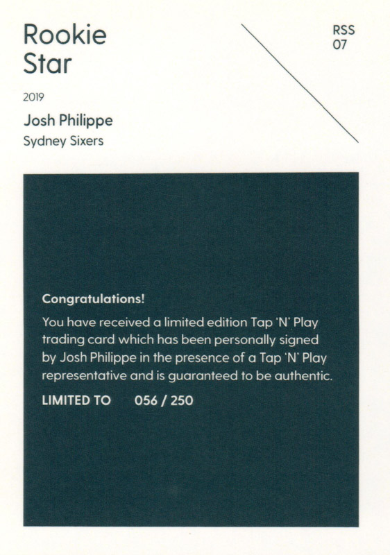 Josh Philippe back