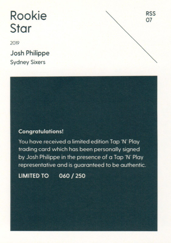 Josh Philippe back