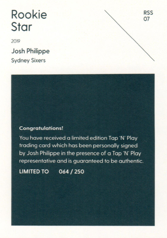 Josh Philippe back