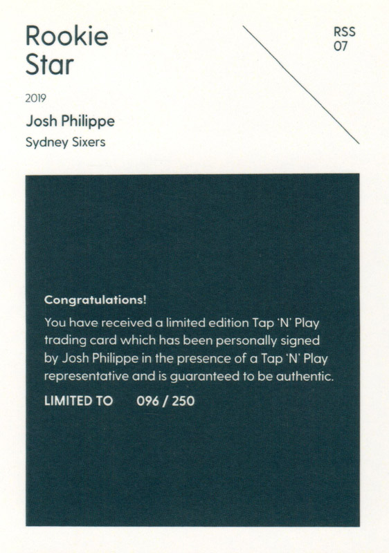Josh Philippe back