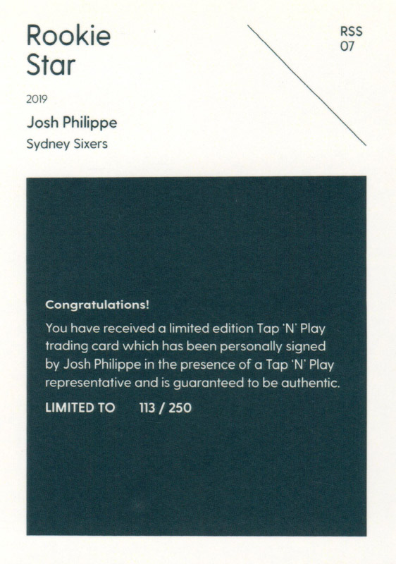 Josh Philippe back