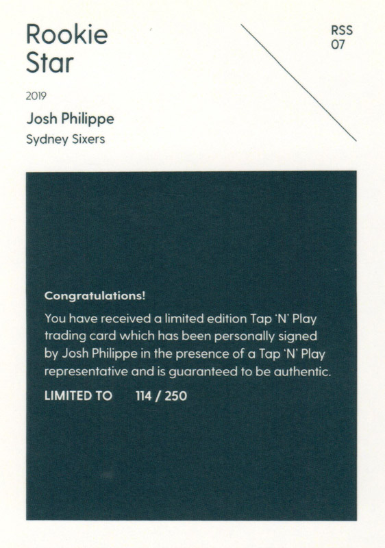 Josh Philippe back