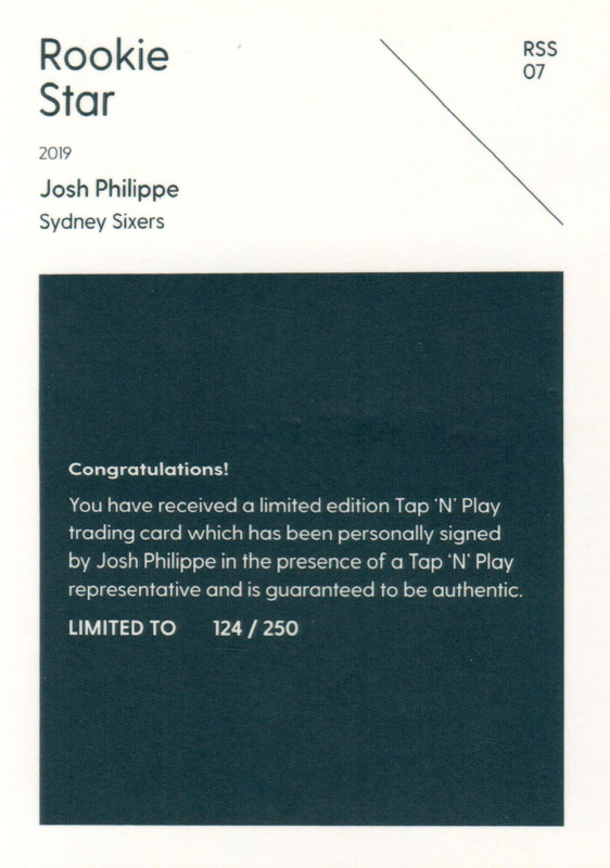 Josh Philippe back