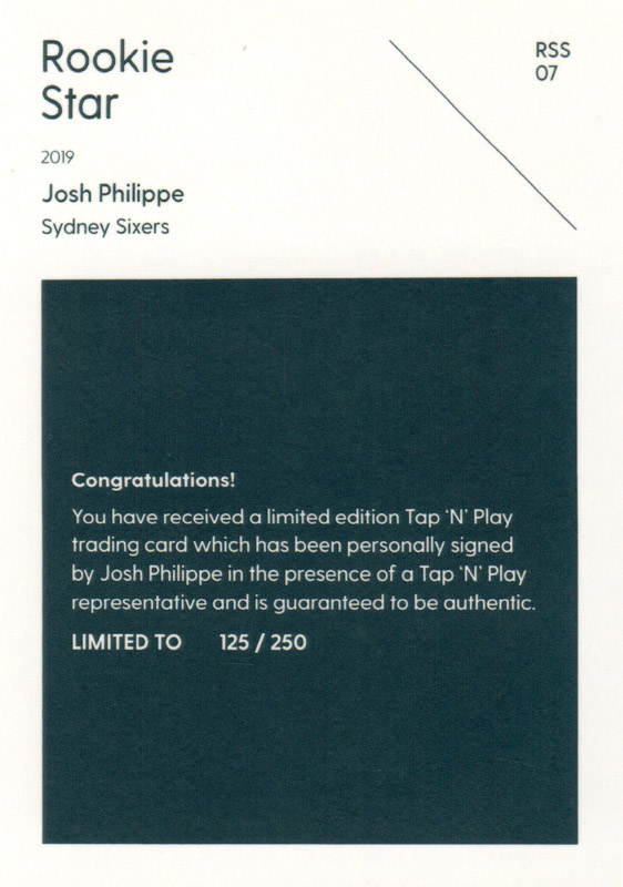 Josh Philippe back