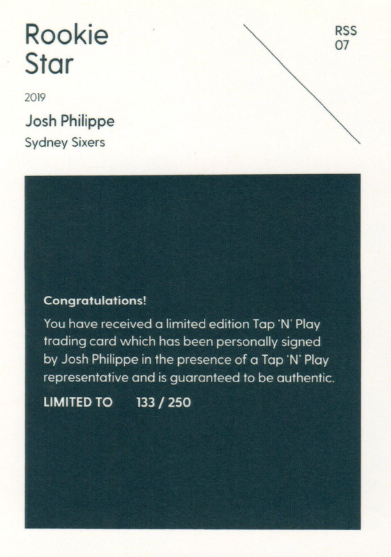 Josh Philippe back