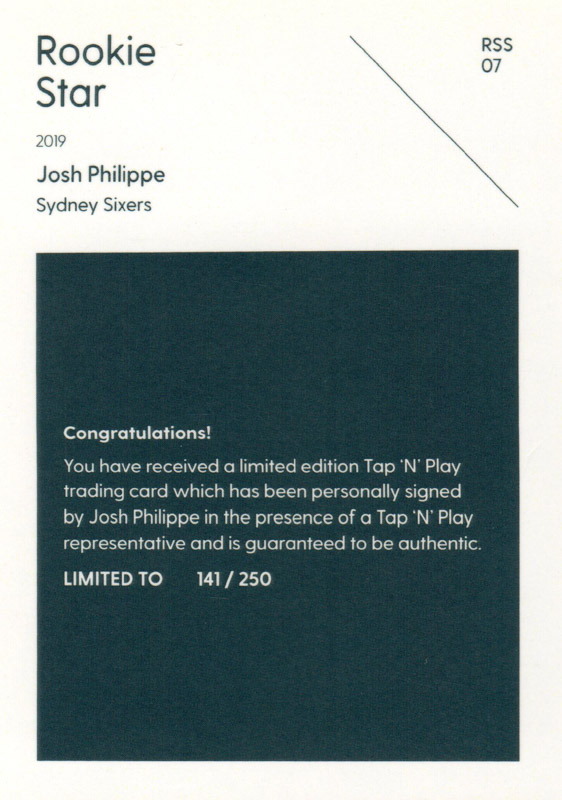 Josh Philippe back