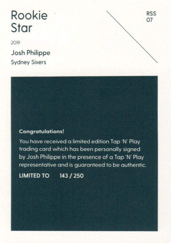 Josh Philippe back
