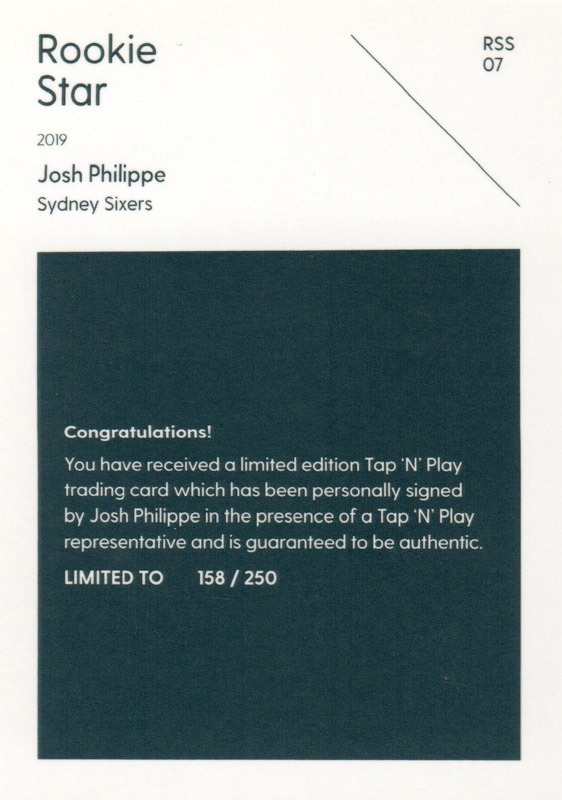 Josh Philippe back