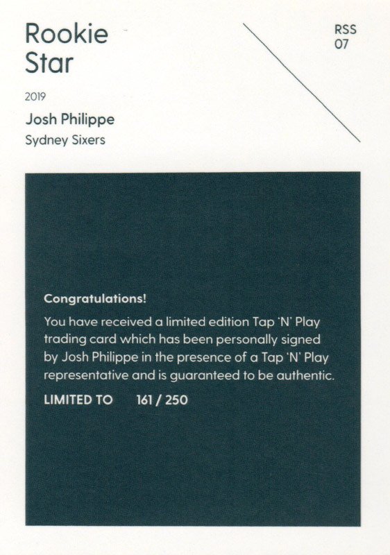 Josh Philippe back