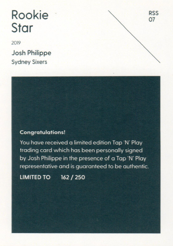 Josh Philippe back