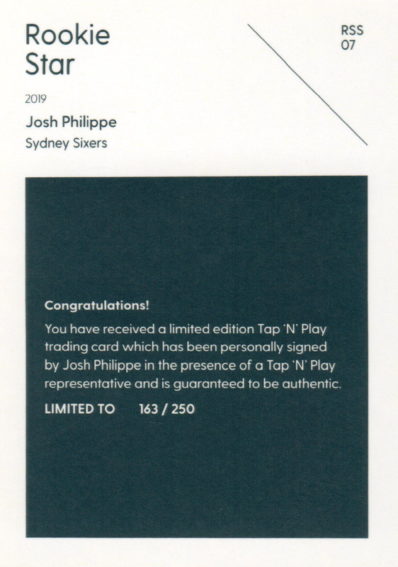 Josh Philippe back