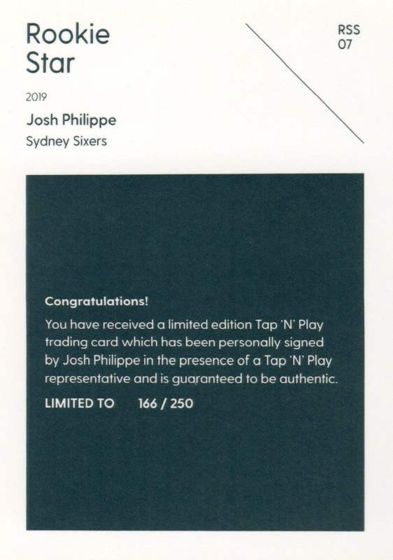 Josh Philippe back