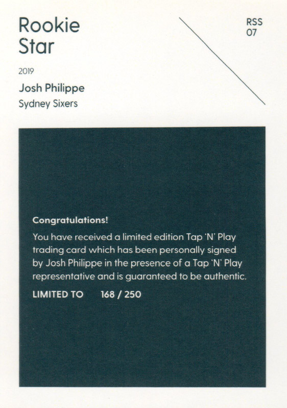 Josh Philippe back