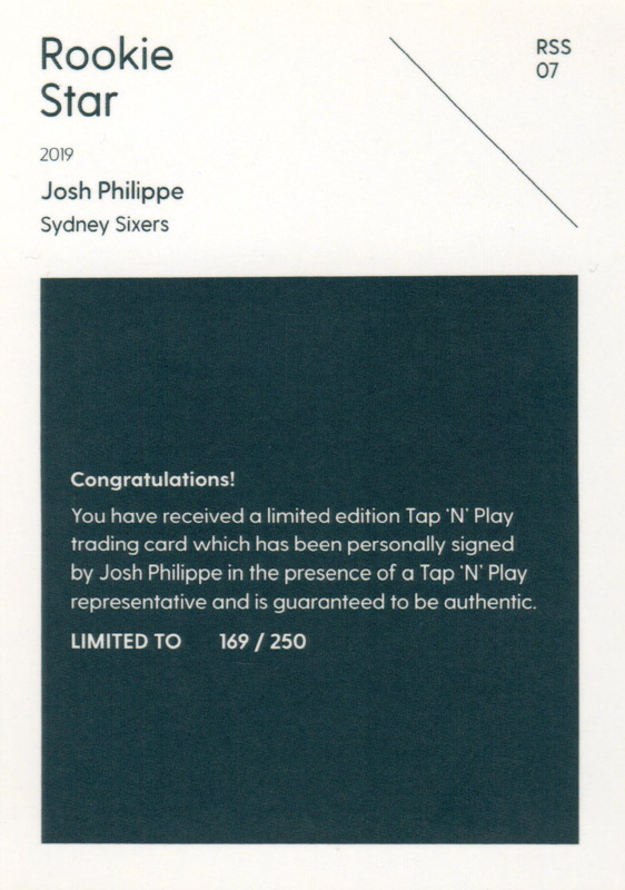 Josh Philippe back