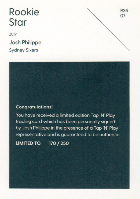 Josh Philippe back