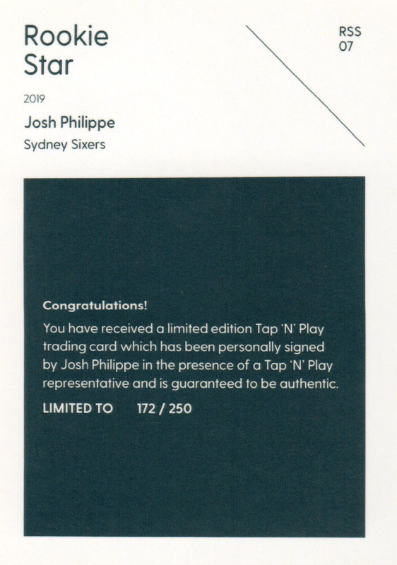 Josh Philippe back