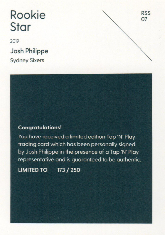 Josh Philippe back