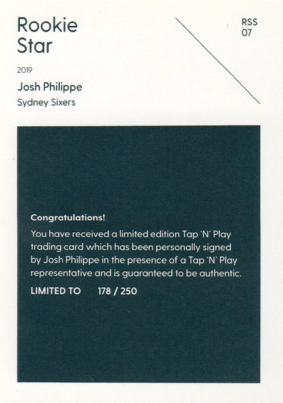 Josh Philippe back