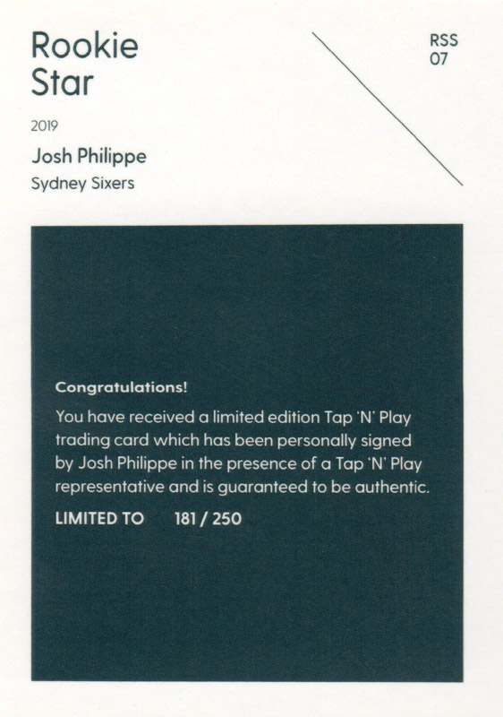 Josh Philippe back