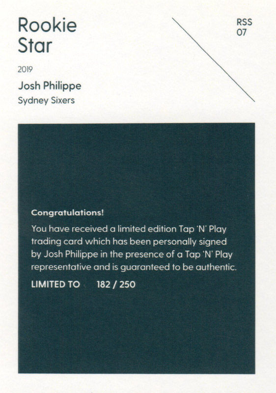Josh Philippe back