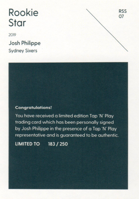 Josh Philippe back