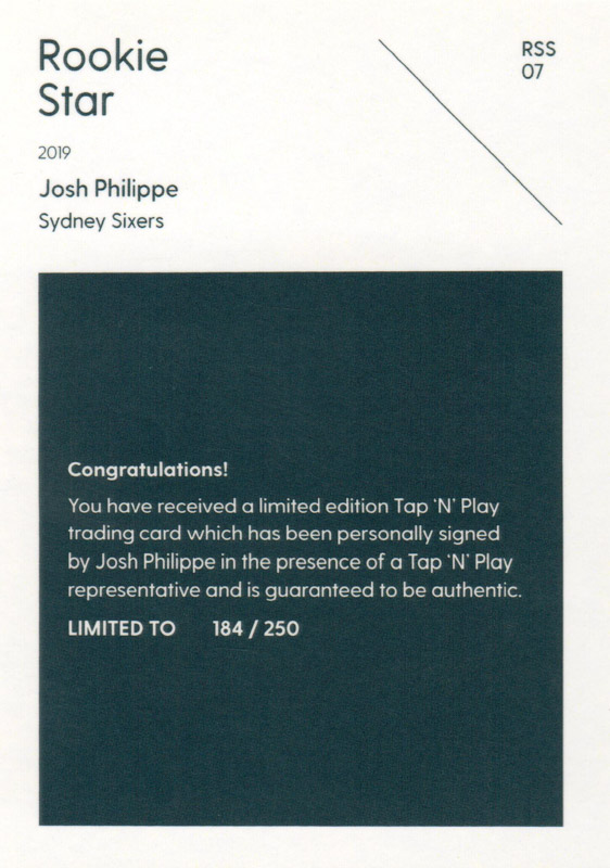 Josh Philippe back