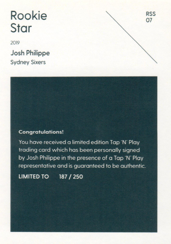 Josh Philippe back