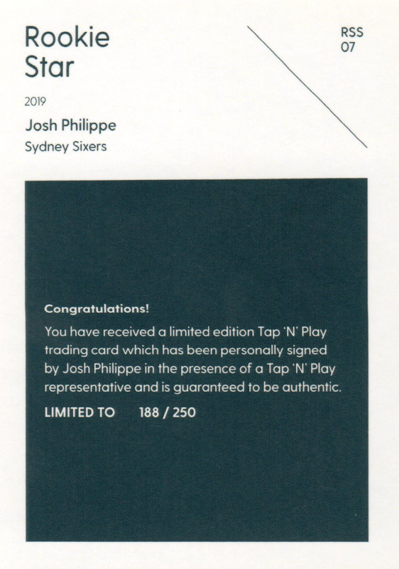 Josh Philippe back