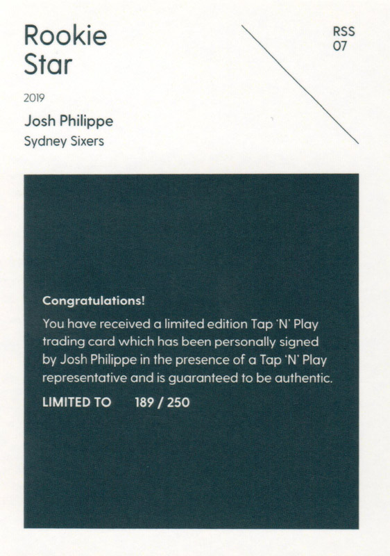 Josh Philippe back