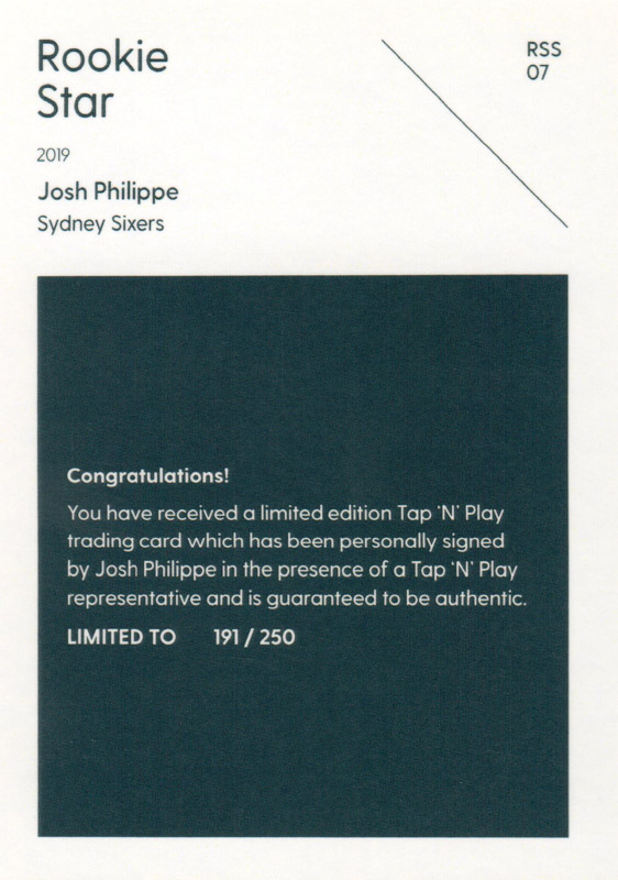 Josh Philippe back