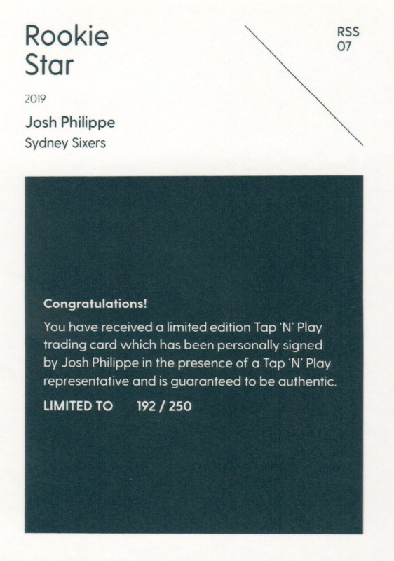 Josh Philippe back