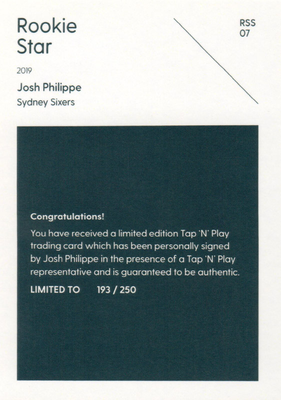 Josh Philippe back