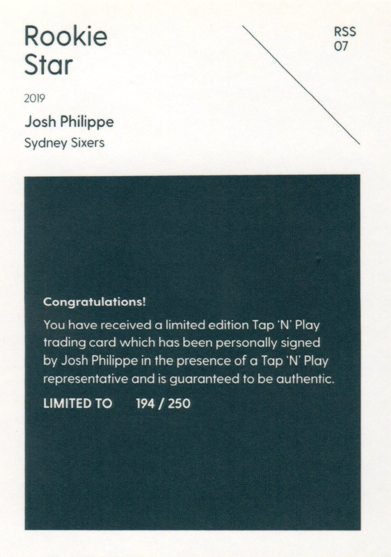 Josh Philippe back