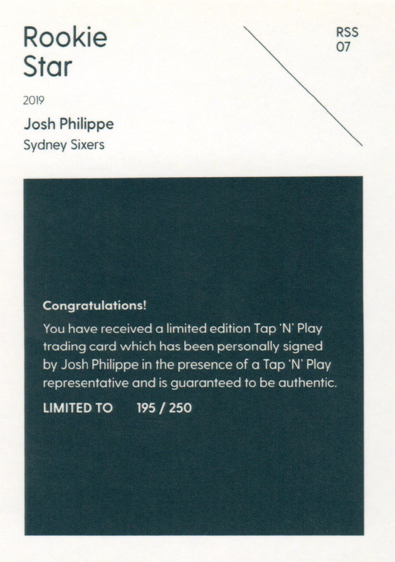 Josh Philippe back