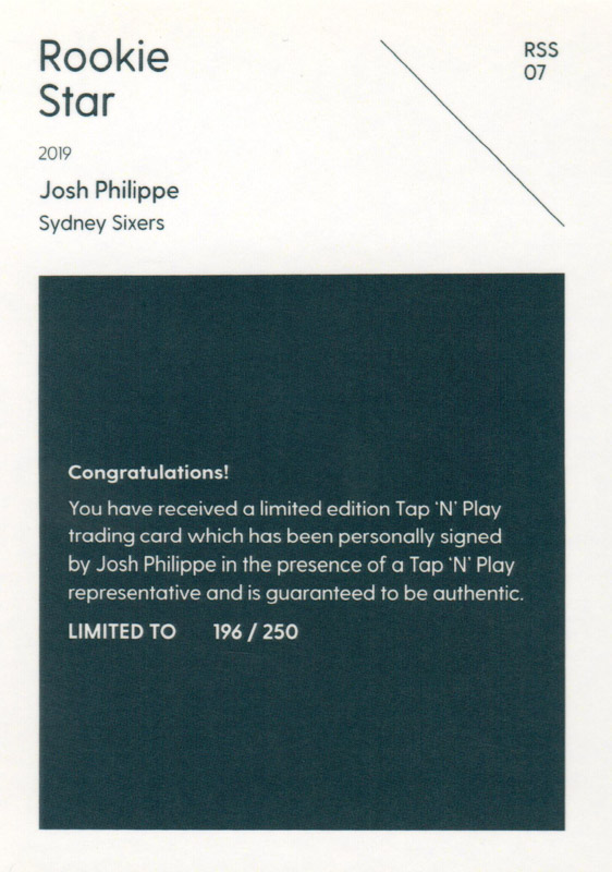 Josh Philippe back