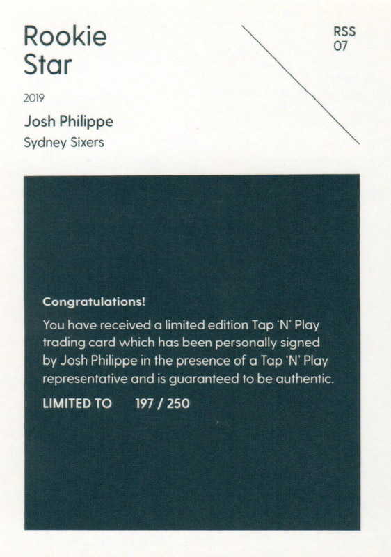 Josh Philippe back