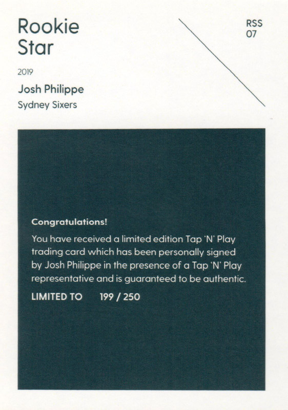 Josh Philippe back