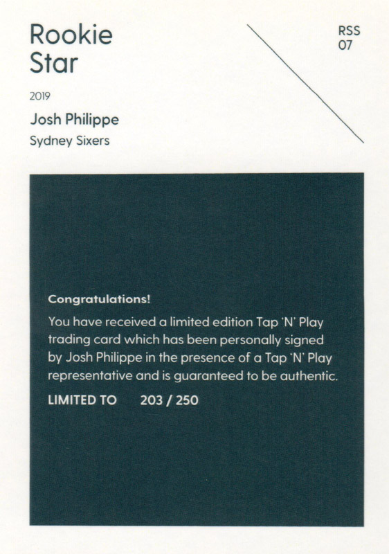 Josh Philippe back