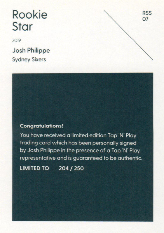 Josh Philippe back